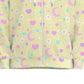 Magical Spring All-Over Print Unisex Zip Hoodie Sweatshirt (Yellow)
