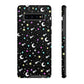 Starry Glitter Black Tough Phone Case