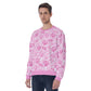 Candy Love Hearts (Pink Cutie) Men's Sweatshirt