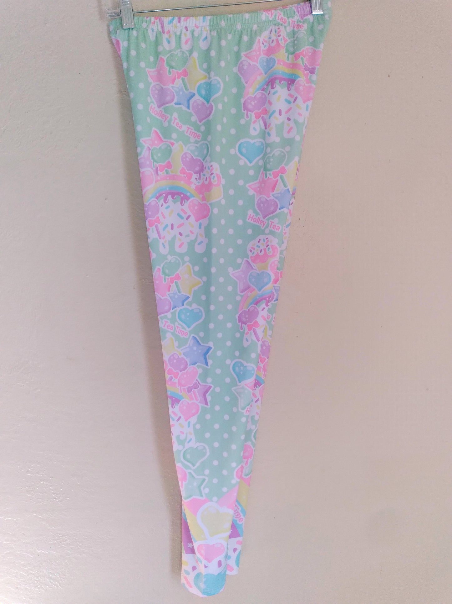 Rainbow Sweets Mint Leggings [Made To Order]