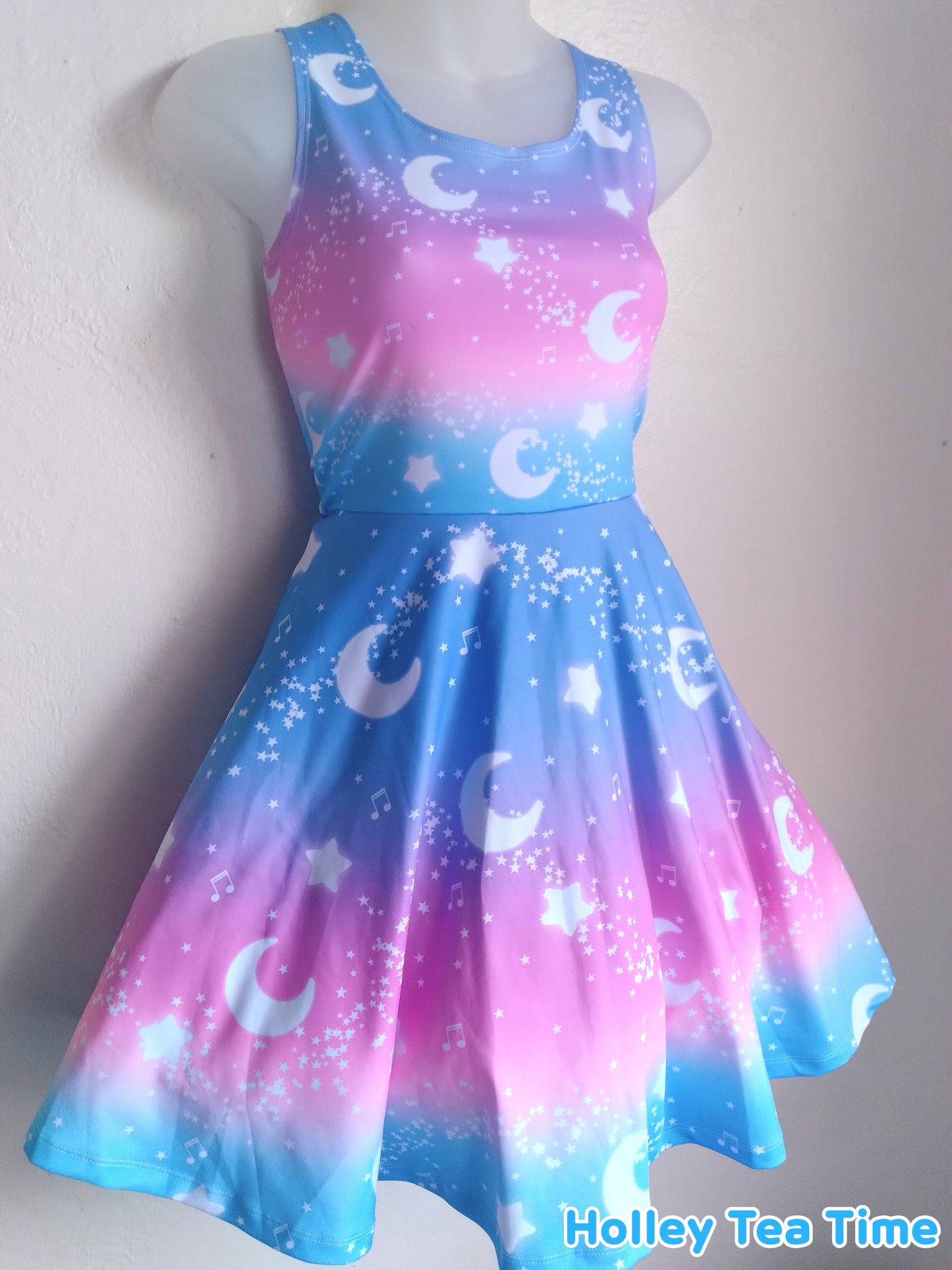 Magical Fairy Time Skater Dress - Rainbow Twilight [made to order]