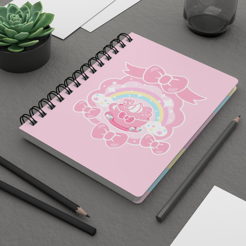 Teatime Fantasy Spiral Bound Lined Notebook Journal