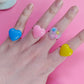 SWEETHEART RING - COLORFUL STARS SPARKLE