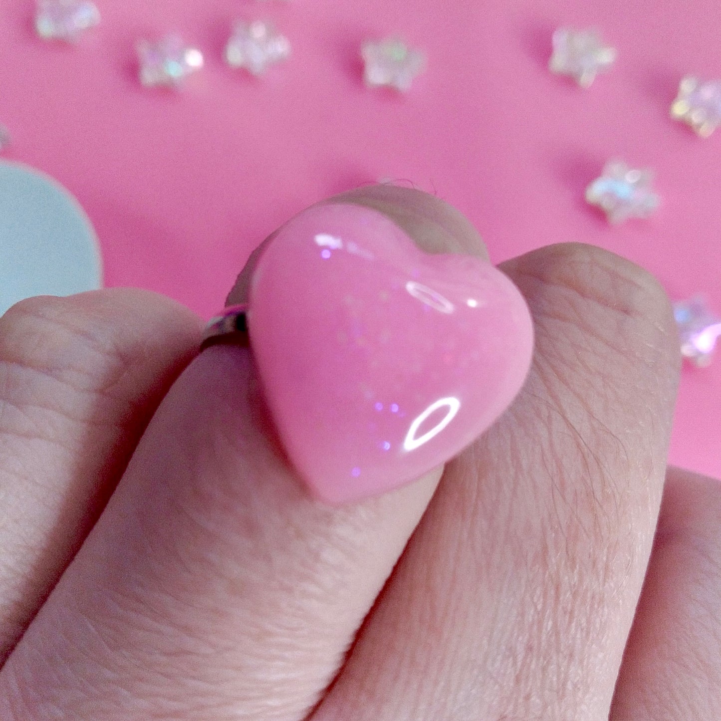 SWEETHEART RING - PINK SPARKLE
