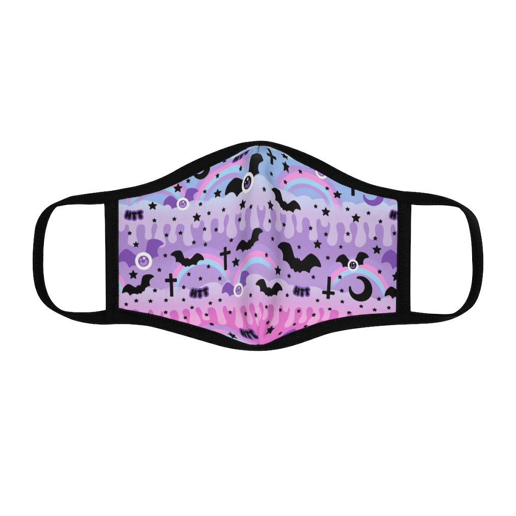 Dripping Sky Fitted Polyester Face Mask – Holley Tea Time