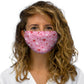 Sweet Feelings Pink Snug-Fit Polyester Face Mask