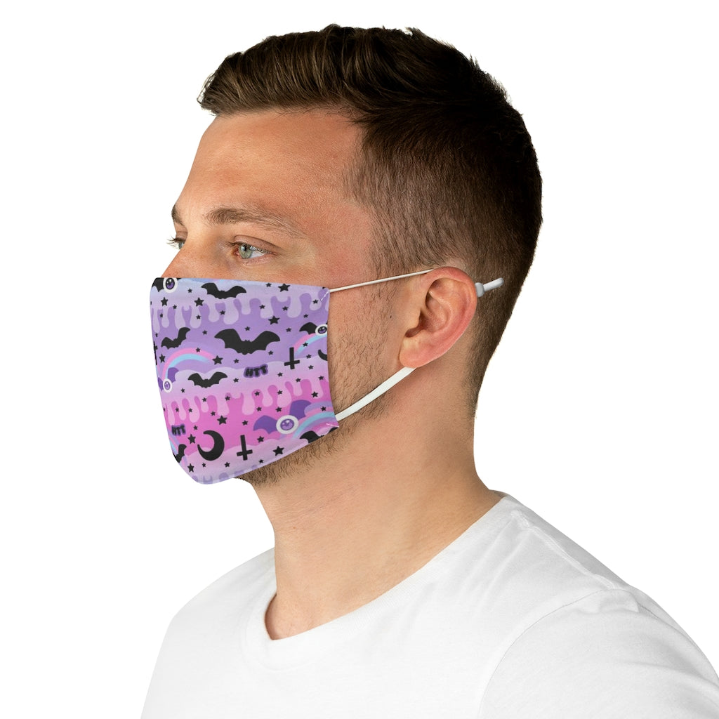 Dripping Sky Fabric Face Mask