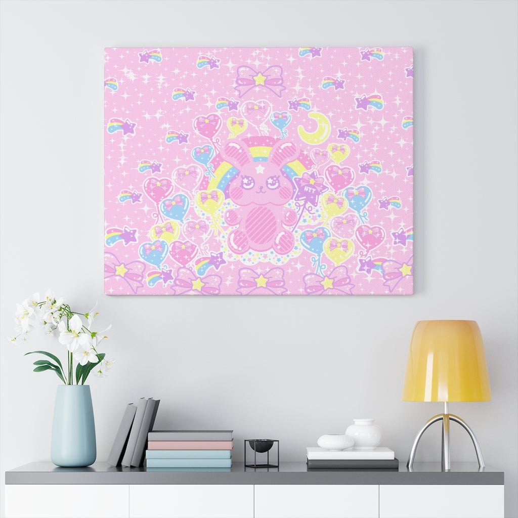 Bubblegum Bunny Wall Canvas