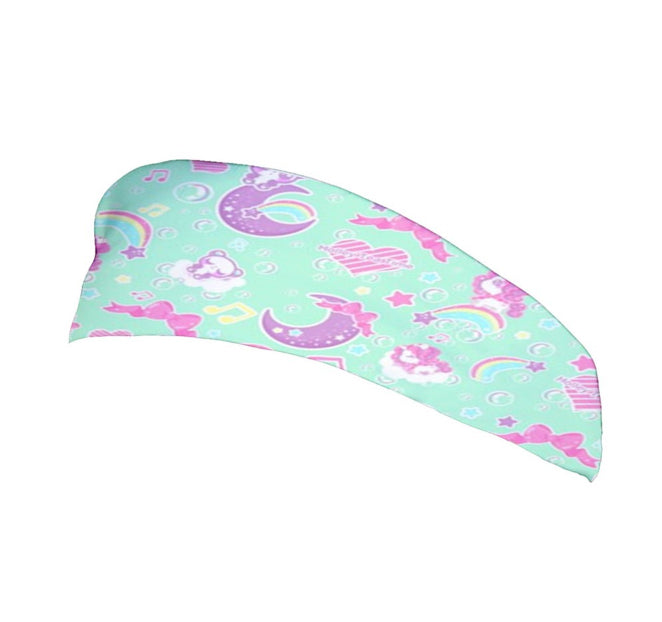 Bubbly dreams mint stretchable headband [made to order]