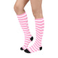 Candy Love Pink Stripes Knee Socks