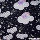 Shooting Star Clouds Black Skater Dress [Made To Order]