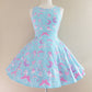 Bubbly dreams mint skater dress [made to order]