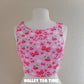 Strawberry Ribbon Crop Top [Made To Order]