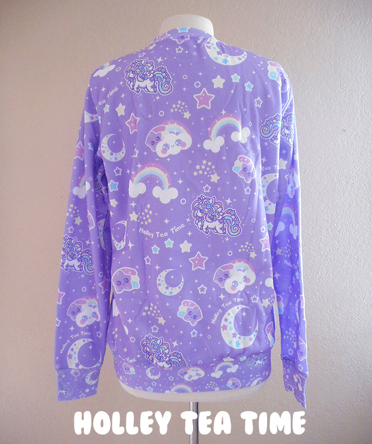 Rainbow Stardust Women's Sweatshirt [made to order]