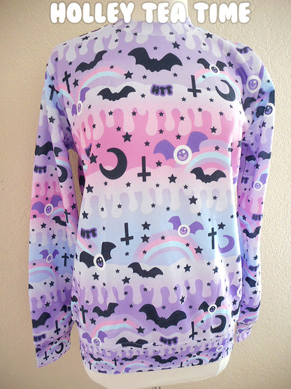 Dripping Sky Women's Sweatshirt [made to order]