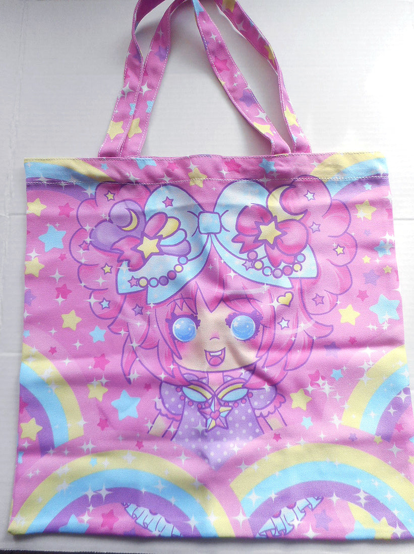Bubbles Rainbow Land Tote Bag [Made To Order]
