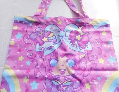 Bubbles Rainbow Land Tote Bag [Made To Order]