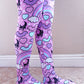Rainbow Spooky Bats pink tights [made to order]