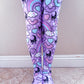Rainbow Spooky Bats purple tights [made to order]