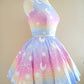 Magical Fairy Time - Rainbow Sunset Skater Skirt [Made To Order]