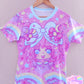 Bubbles rainbow land women's all over print t-shirt [made to order]