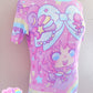 Bubbles rainbow land women's all over print t-shirt [made to order]