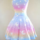 Magical Fairy Time Skater Dress - Rainbow Sunset [made to order]
