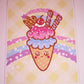 Ice Cream Picnic (8.5" x 11" Art Print)