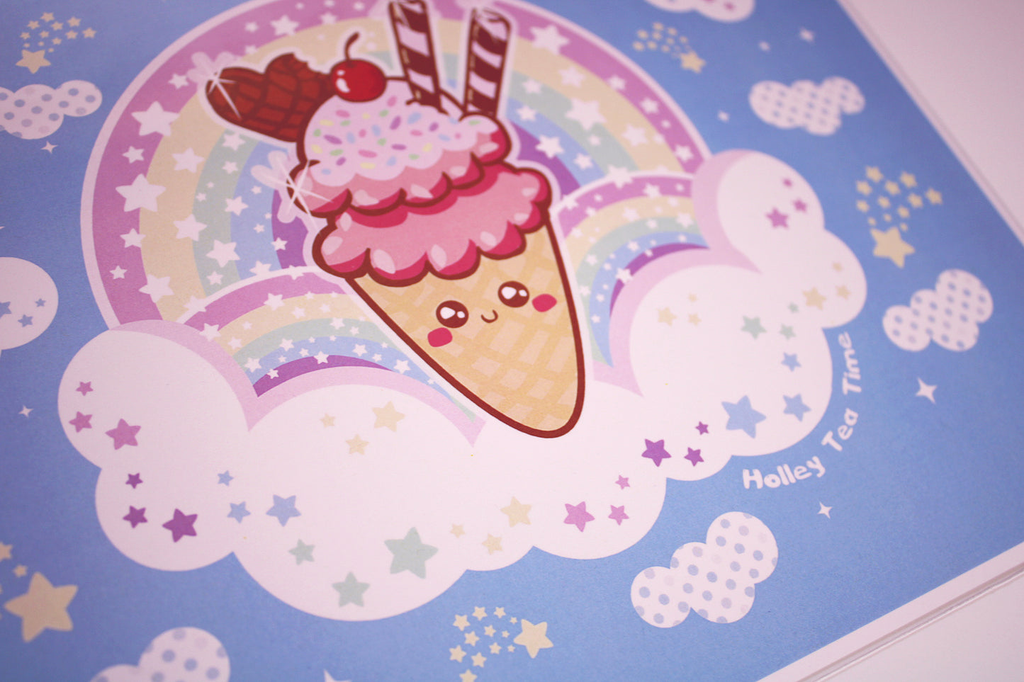 Ice Cream In The Sky (8.5" x 11" Art Print)