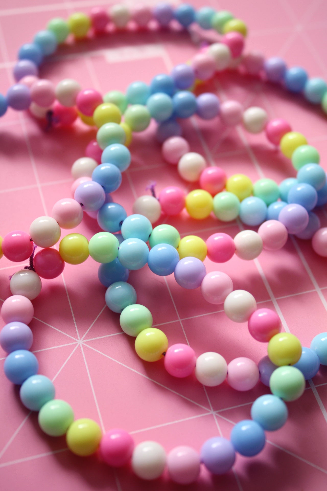 Rainbow Bubblegum Candy Bracelet
