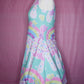 Rainbow Sweets Mint Sleeveless Skater Dress [Made To order]