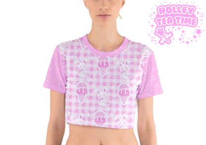 Sparkle Sweets Cotton Crop Top [made to order]