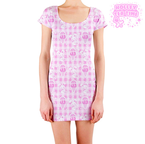 Sparkle Sweets Short Sleeve Bodycon Dress [made to order]