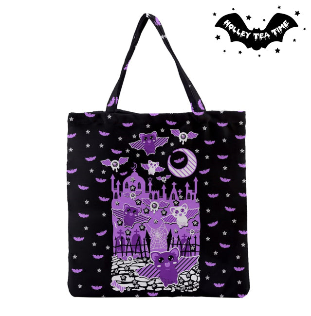 Spooky Bats Tote Bag [Made To Order]
