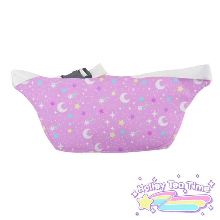 Starry Glitter Pink Fanny Pack Bag [made to order]