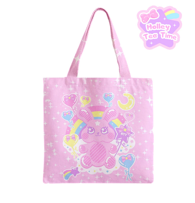 Bubblegum Bunny Tote Bag [Made To Order]