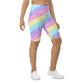 Cosmic Rainbow Biker Shorts