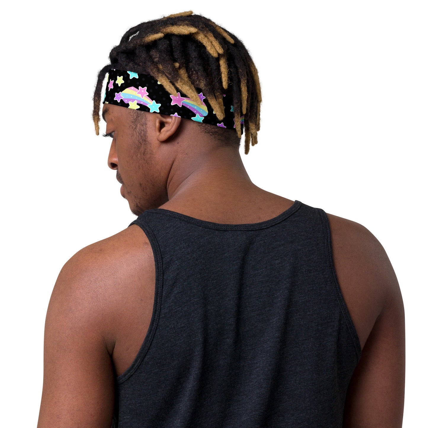 Starry Party Black Stretchable Headband
