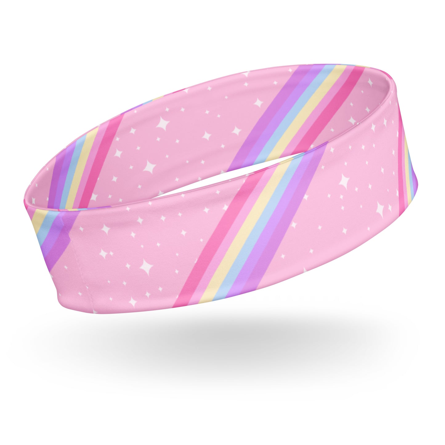 Kawaii Sparkle Cake Rainbow Beam Stretchable Headband
