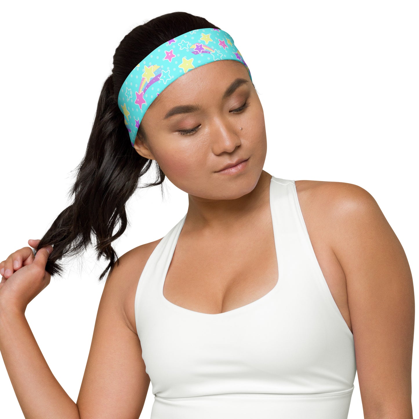 Starry Party Blue Stretchable Headband