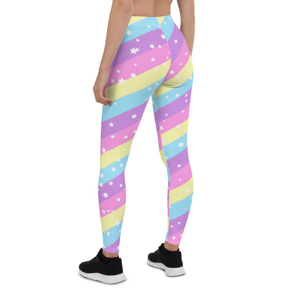 Starry Party Rainbow Leggings
