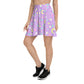 Magical Spring Purple Skater Skirt
