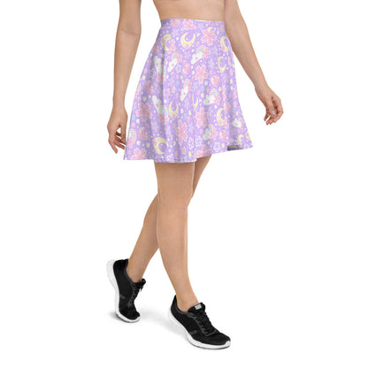Cherry Blossom Dreams Purple Skater Skirt