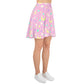 Magical Spring Pink Skater Skirt