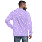 Starry Glitter Purple Unisex Bomber Jacket