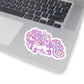 Magical unicorn Kiss-Cut Sticker