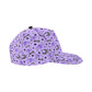 Magical Kawaii Spooky Bats Purple Snapback Hat