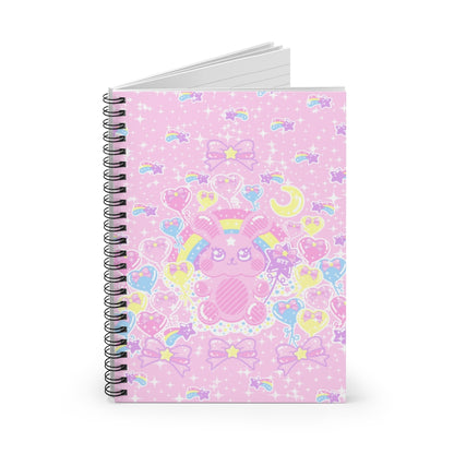 Bubblegum Bunny Spiral Notebook - Ruled Line