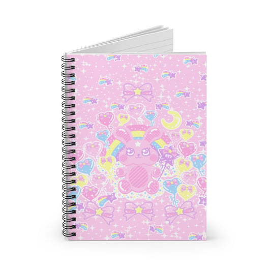 Bubblegum Bunny Spiral Notebook - Ruled Line