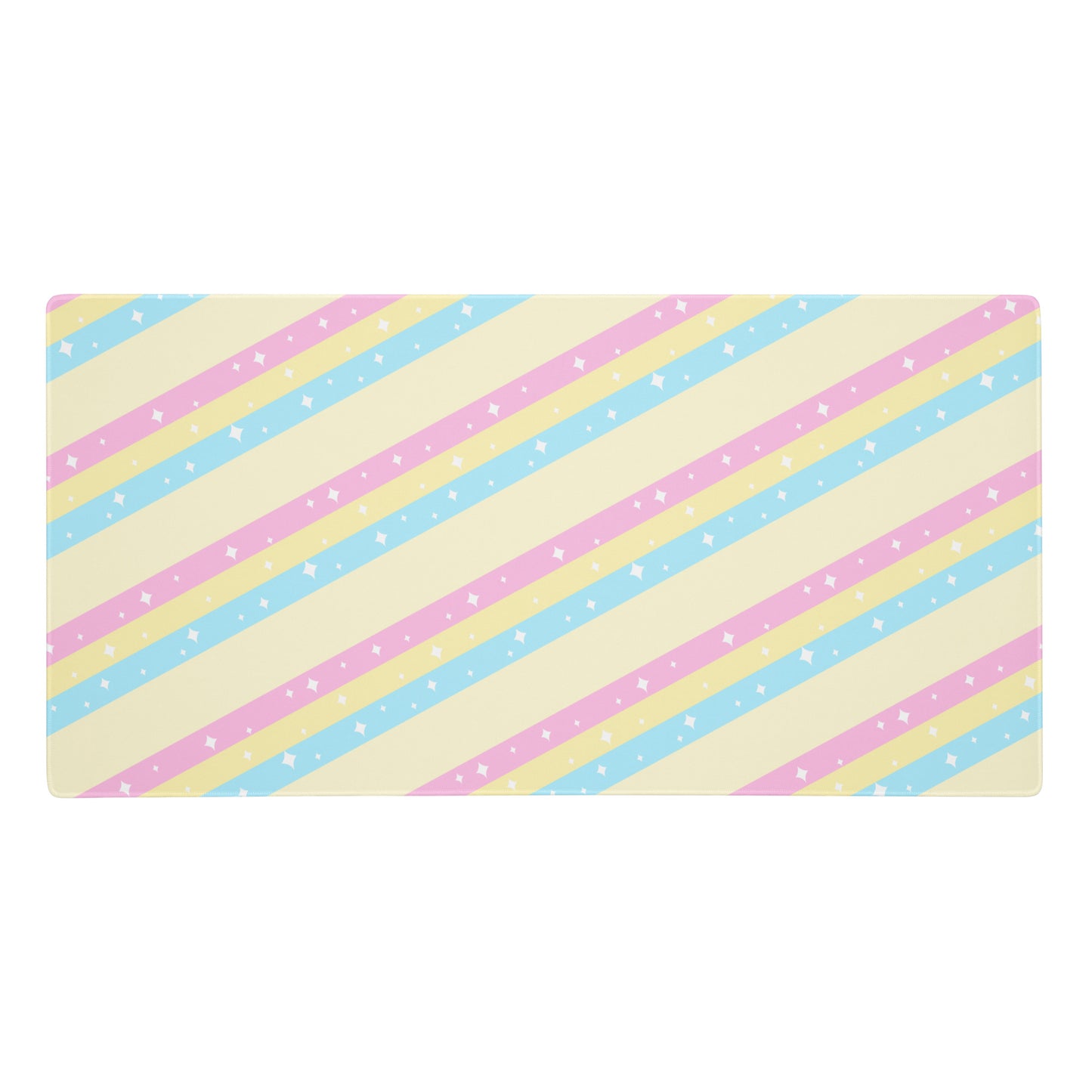 Teatime Fantasy Yellow Rainbow Gaming Mouse Pad